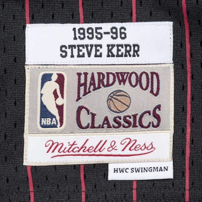 Steve Kerr 1995-96 Chicago Bulls Alternate Pinstripes Swingman Jersey
