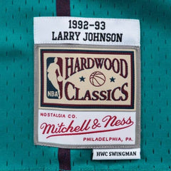 Mitchell & Ness Larry Johnson Charlotte Hornets Road 1992-93 Swingman Jersey | Casa de Caps