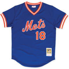 Mitchell and Ness Authentic Darryl Strawberry New York Mets 1986 Pullover Jersey | Casa de Caps