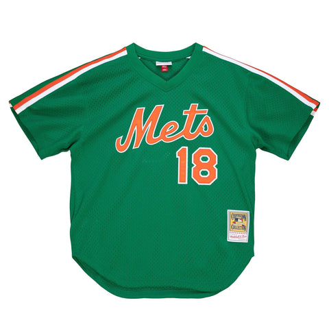 Authentic Darryl Strawberry New York Mets 1988 (Green) Pullover Jersey