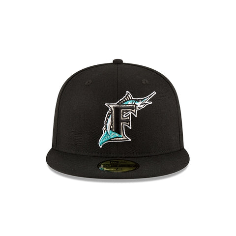 FLORIDA MARLINS WORLD SERIES BLACK WOOL 59FIFTY FITTED | Casa de Caps