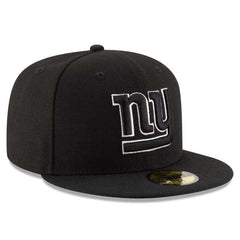 NEW ERA NFL COLLECTION NEW YORK GIANTS BLACK & WHITE 59FIFTY FITTED