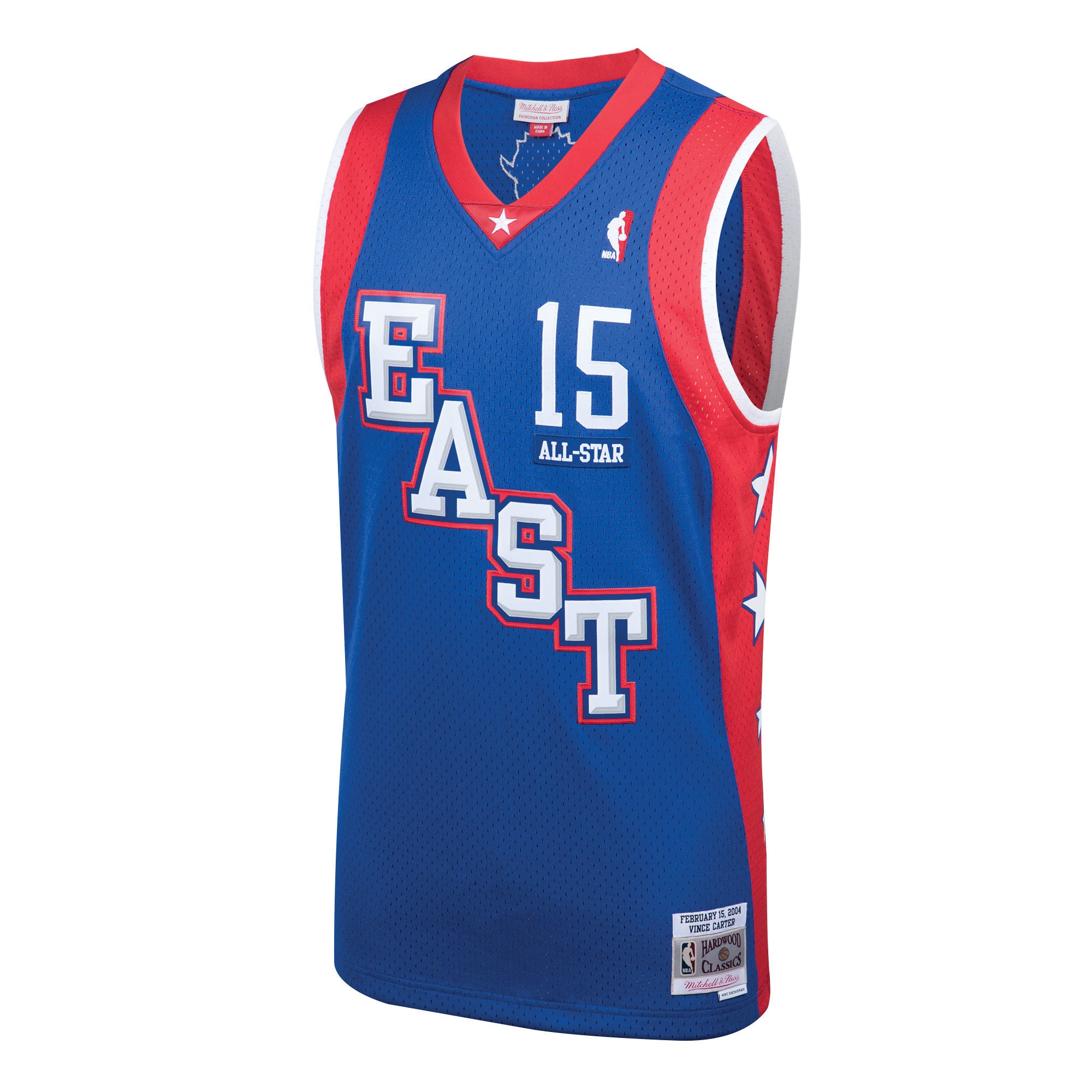 Mitchell & Ness Vince Carter Eastern Conference Blue 2004 All-Star Hardwood Classics Swingman Jersey