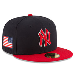 NEW ERA MLB New York Yankees New Era Navy Country Colors Redux 59FIFTY Fitted Hat